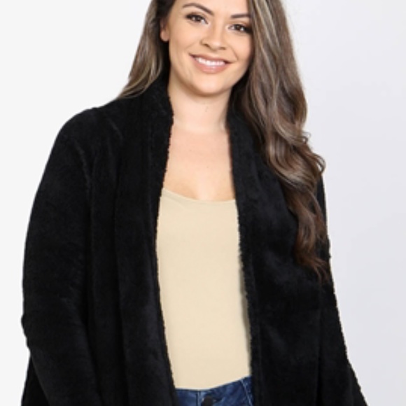 Black Cardigan Sweater - Picture 5 of 5